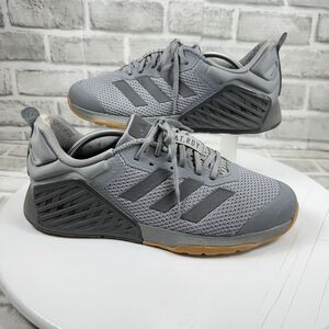 Adidas Dropset 3 Trainer Grey Core Black Men's Size 11.5 Cross Training Shoes